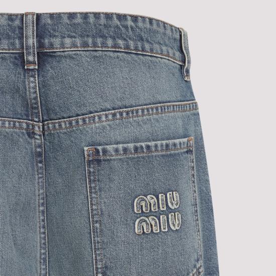 26SS 미우미우 데님 팬츠 GWP483SOOO 181D Blue - MIU MIU