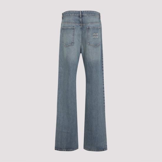 26SS 미우미우 데님 팬츠 GWP483SOOO 181D Blue - MIU MIU