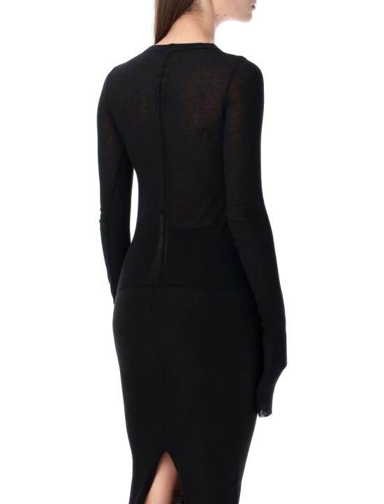 26SS 릭 오웬스 긴팔 티셔츠 RP01F6209RC Black - RICK OWENS