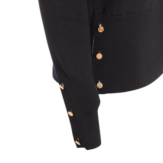 26SS 톰브라운 울 밀라노 스티치 클래식 4바 풀오버 니트 FKA239A00014415 Blue - THOM BROWNE