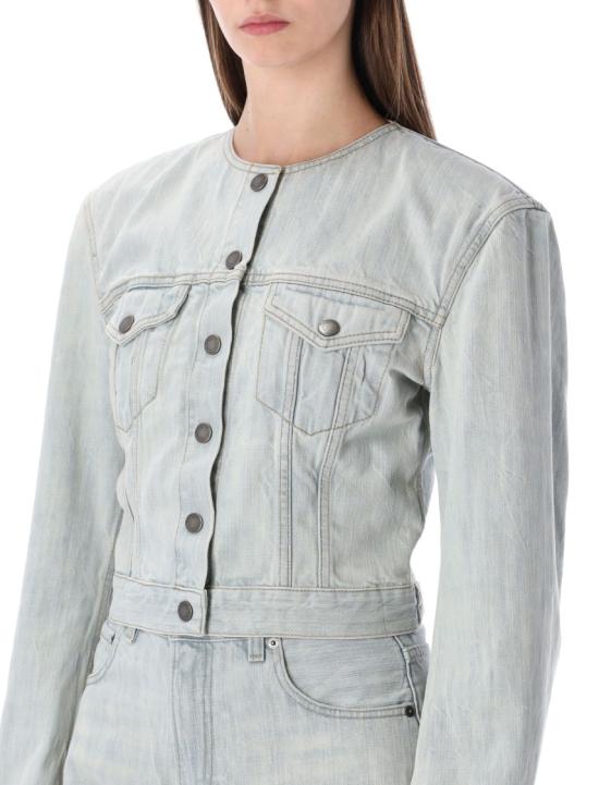 26SS 하이쿠레 데님 자켓 HEW09122DF193 Blue - HAIKURE