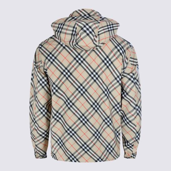 26SS 버버리 체크 나일론 바람막이 자켓 8121319B9368 Neutrals - BURBERRY