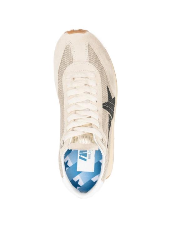 26SS 골든구스 메쉬 스웨이드 어퍼 & 블랙 스타 마라톤 스니커즈 GWF00683 F007840 15259 Neutrals - GOLDEN GOOSE