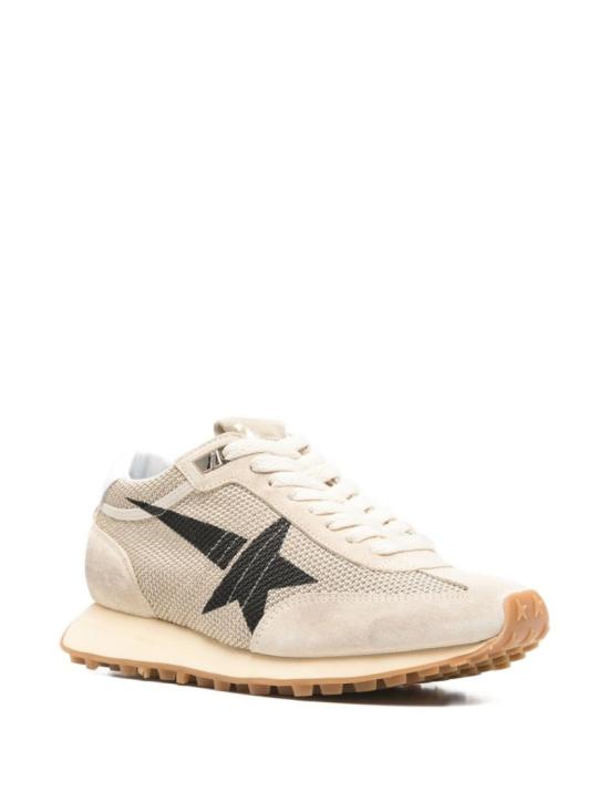 26SS 골든구스 메쉬 스웨이드 어퍼 & 블랙 스타 마라톤 스니커즈 GWF00683 F007840 15259 Neutrals - GOLDEN GOOSE
