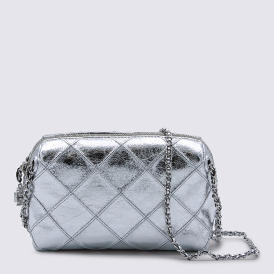 26SS 토리버치 에버 레디 집 쇼퍼 토트백 178233040 Silver - TORY BURCH
