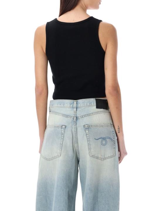 26SS 알13 민소매 티셔츠 R13WK080K001A Black - R13