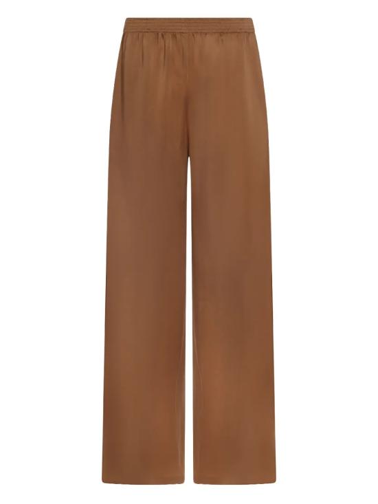26SS 파비아나 필리피 아멜리아 엔버 새틴 팬츠 PAD266F291 D9081268 Brown - FABIANA FILIPPI
