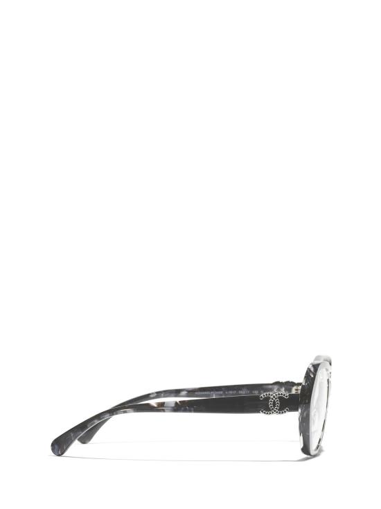 26FW 샤넬 안경 CH3496 1817 NEW EXCLUSIVE BLACK TWEED - CHANEL