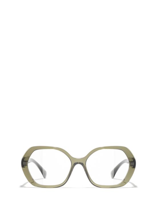 26FW 샤넬 안경 CH3496 1742 CRYSTAL OLIVE