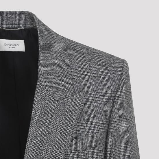 25FW 생로랑 자켓 837196 Y5H54 1095 Black - SAINT LAURENT
