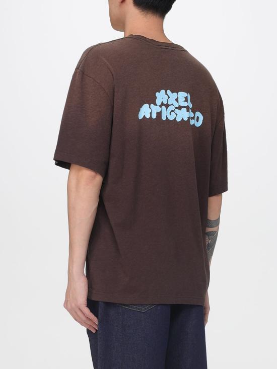 26SS 악셀 아리가토 반팔 티셔츠 A3861001 Brown - AXEL ARIGATO