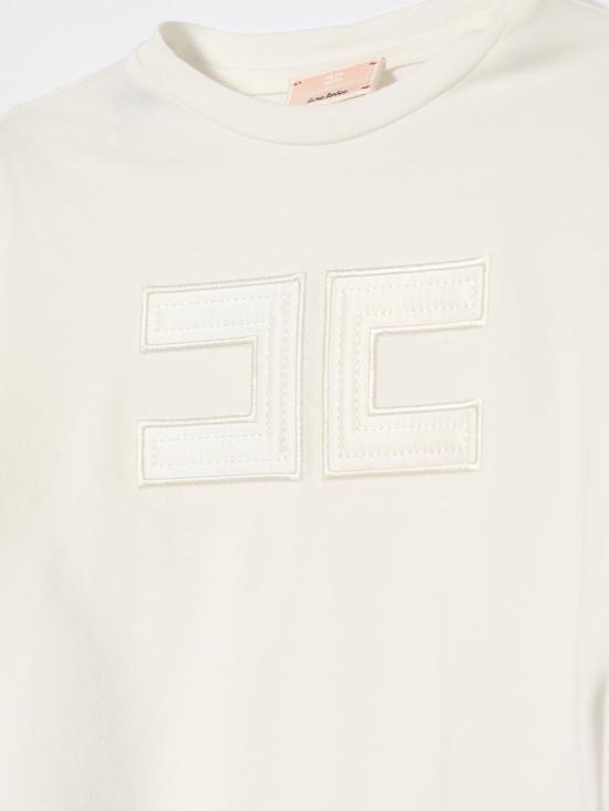 26SS [키즈] 엘리자베타프랜치 티셔츠 EGTS110JE006 0195 White - ELISABETTA FRANCHI