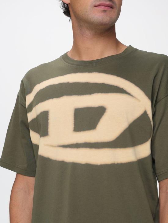 26SS 디젤 반팔 티셔츠 A148720QKAS 51F Olive - DIESEL