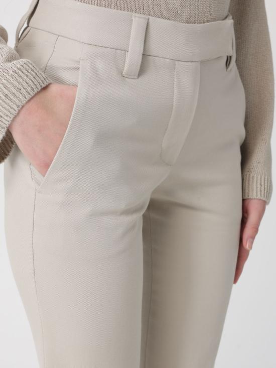 26SS 브루넬로 쿠치넬리 트레이닝/조거 팬츠 MA126P7258 C9317 White - BRUNELLO CUCINELLI