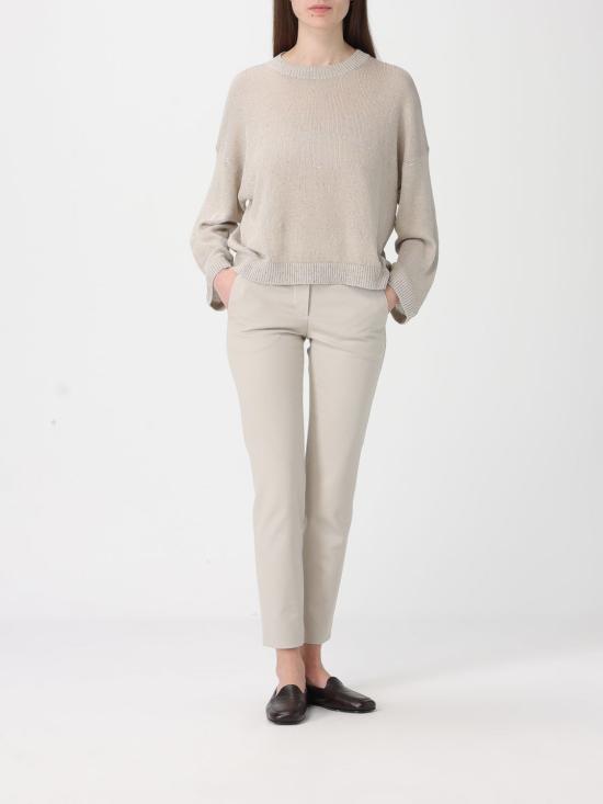 26SS 브루넬로 쿠치넬리 트레이닝/조거 팬츠 MA126P7258 C9317 White - BRUNELLO CUCINELLI