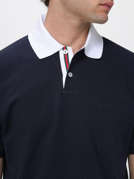 26SS 구찌 폴로 티셔츠 854632XJHOG 4002 Blue - GUCCI
