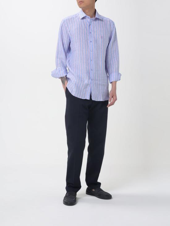 26SS 에트로 긴팔 셔츠 MRIB000299TR341 S9880 Gnawed Blue - ETRO