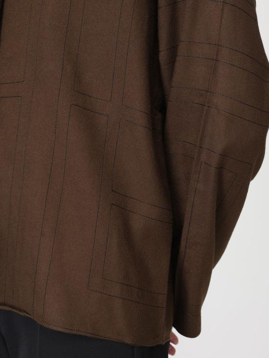 26SS 토템 셔츠 251WRT976FB0080 034 Brown - TOTEME