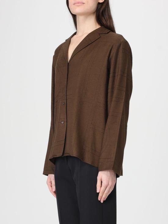 26SS 토템 셔츠 251WRT976FB0080 034 Brown - TOTEME