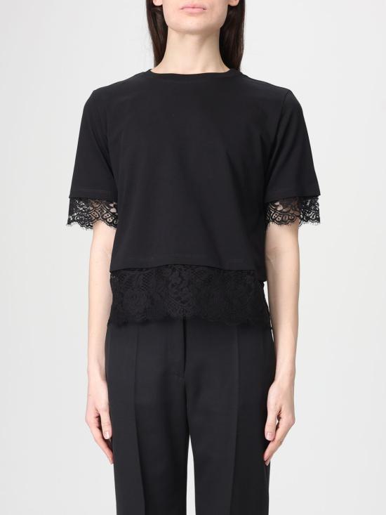 26SS 알렉산더 맥퀸 반팔 티셔츠 850805QLAE6 1000 Black