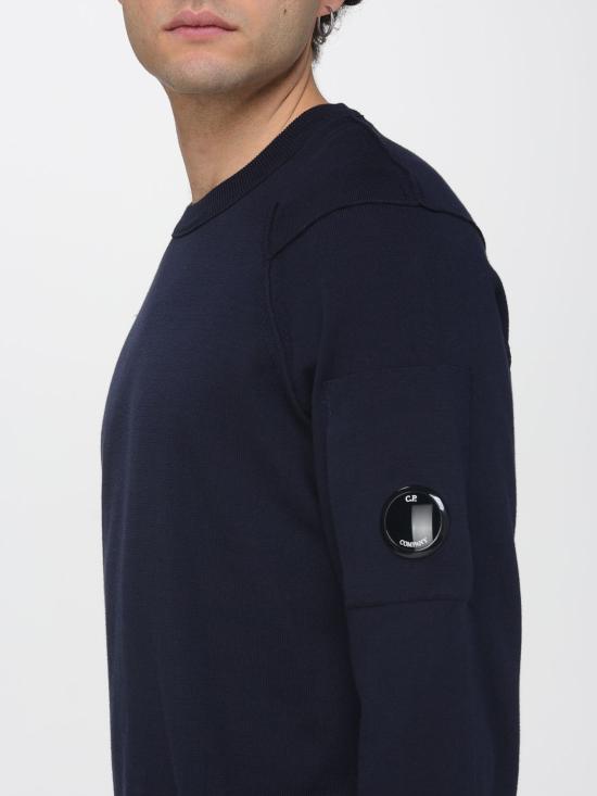 26SS 씨피 컴퍼니 코튼 씨 아일랜드 크루넥 렌즈 니트 20CMKN183A110560A 888 Blue - C.P. COMPANY