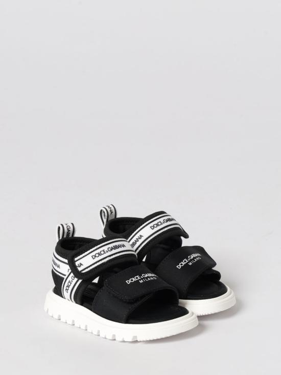 26SS [키즈] 돌체앤가바나 샌들 DL0082AE928 89690 Black - DOLCE & GABBANA