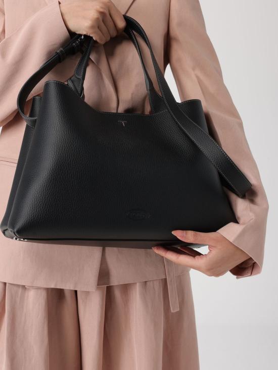 26SS 토즈 스몰 토트백 XBWAPAJ0300QRI B999 Black - TODS