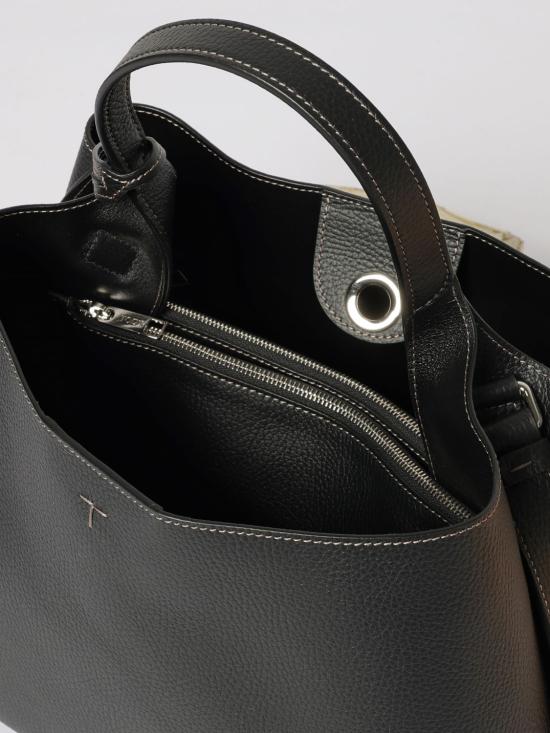 26SS 토즈 스몰 토트백 XBWAPAJ0300QRI B999 Black - TODS