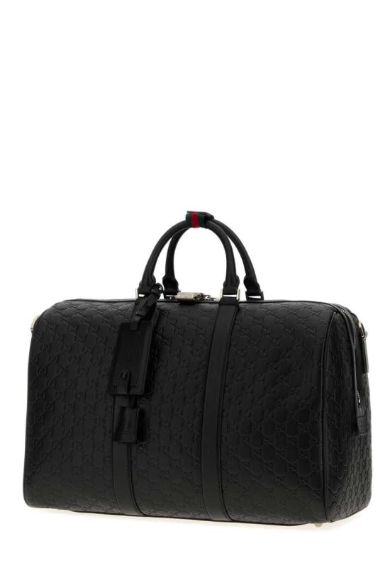 26SS 구찌 GG 엠블럼 미디움 더플백 850220AAFOM 1053 Black - GUCCI