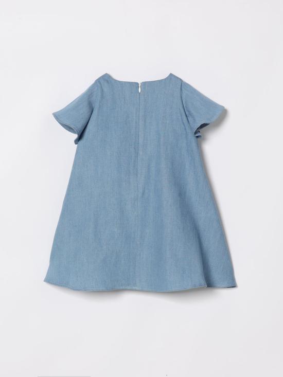 26SS [키즈] 발망 점프수트 BY1171P0588 653 Blue - BALMAIN