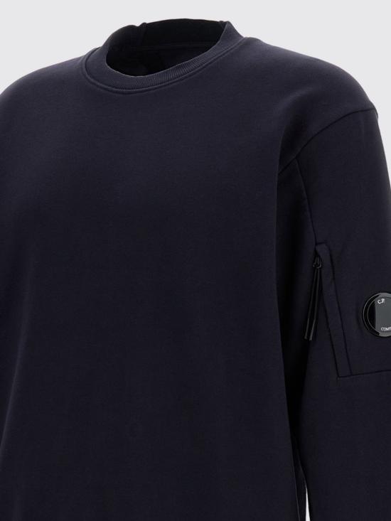 26SS 씨피 컴퍼니 다이애그널 레이즈드 플리스 스웨트셔츠 RCCMSS713A005086W 888 Blue - C.P. COMPANY