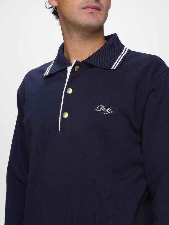 26SS 드롤드무슈 폴로 티셔츠 JPL132CO127 NY Blue - DROLE DE MONSIEUR