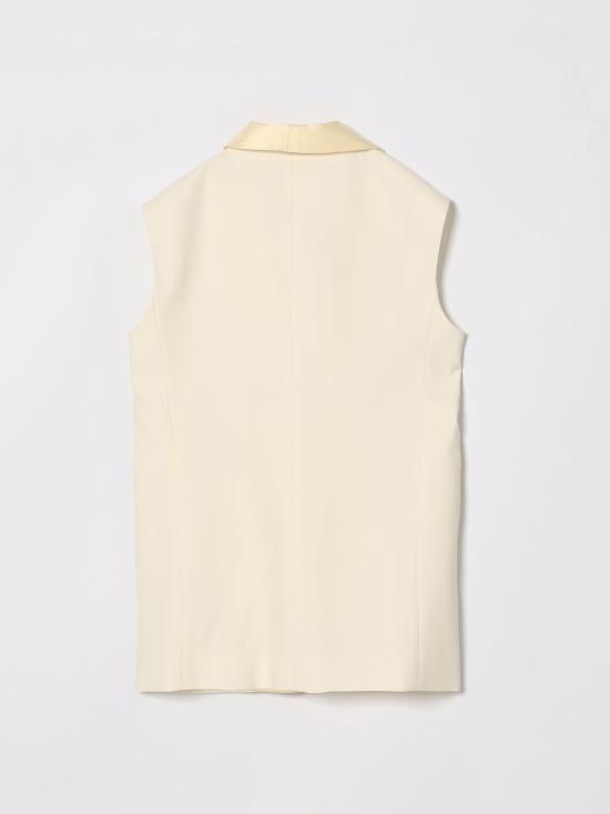 26SS [키즈] MM6 메종마르지엘라 베스트 M60933MM07G M6103 Yellow Cream - MM6 MAISON MARGIELA