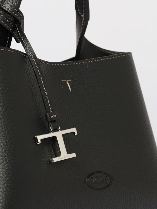 26SS 토즈 마이크로 토트백 XBWAPAEL000QRI B999 Black - TODS