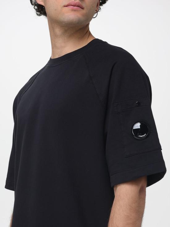 26SS 씨피 컴퍼니 반팔 티셔츠 20CMSS034A002246G 999 Black - C.P. COMPANY