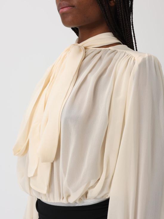 26SS 엘리자베타프랜치 블라우스 CB00661E2 193 White - ELISABETTA FRANCHI