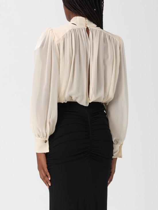 26SS 엘리자베타프랜치 블라우스 CB00661E2 193 White - ELISABETTA FRANCHI