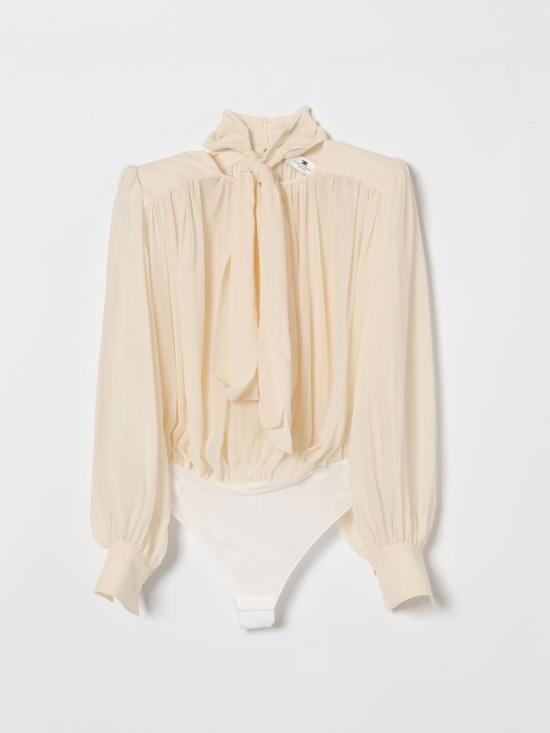 26SS 엘리자베타프랜치 블라우스 CB00661E2 193 White - ELISABETTA FRANCHI