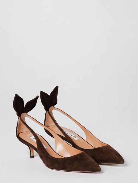 26SS 아쿠아주라 힐/펌프스 DENMIDP2SUE ESP Brown - AQUAZZURA