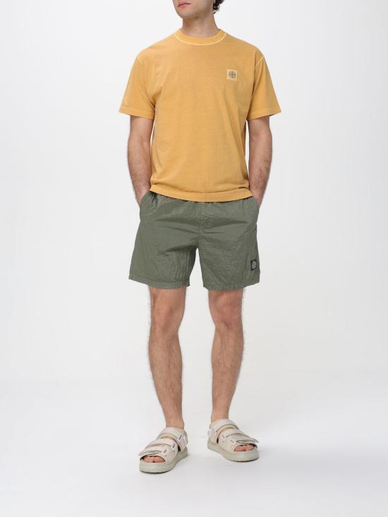 26SS 스톤 아일랜드 반팔 티셔츠 L1S152100026 V0134 Yellow - STONE ISLAND