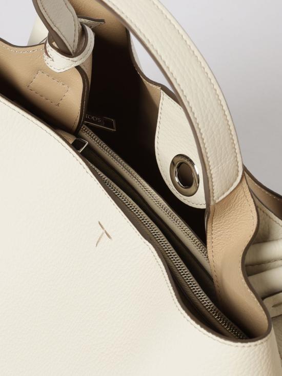 26SS 토즈 스몰 토트백 XBWAPAJ0300QRI 1O92 White - TODS