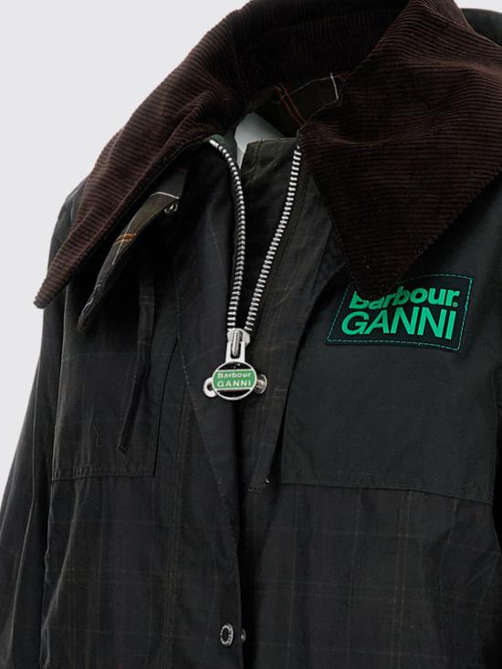 26SS 바버 X 가니 자켓 LWX1528 TN11 Black - BARBOUR X GANNI