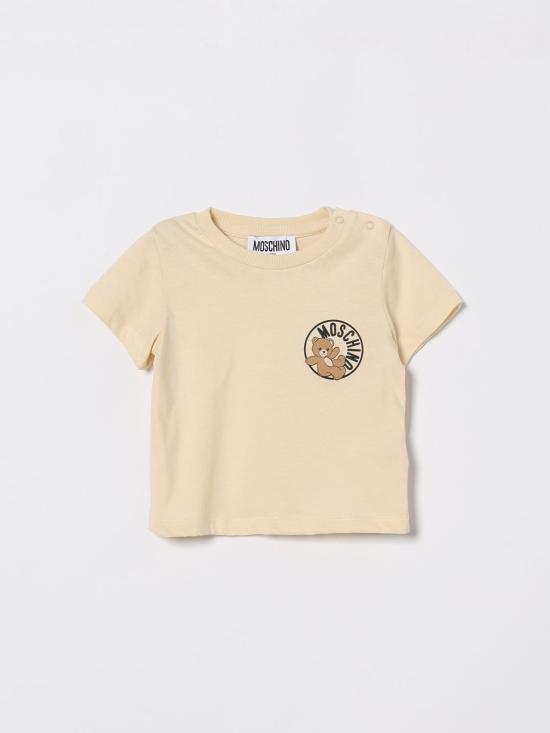 26SS [키즈] 모스키노 티셔츠 MUM04SLAA03 20404 Beige