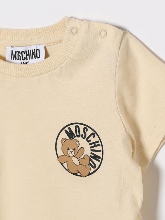 26SS [키즈] 모스키노 티셔츠 MUM04SLAA03 20404 Beige - MOSCHINO