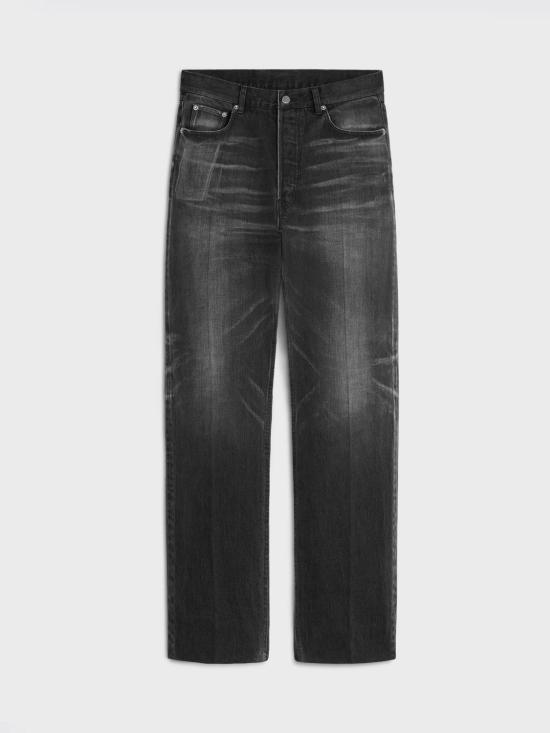 26SS 셀린느 코튼 데님 보이프렌드 진 001 RP0DI932F GDN6 Black