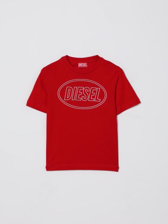 26SS [키즈] 디젤 티셔츠 J025820GRAI K405 Red