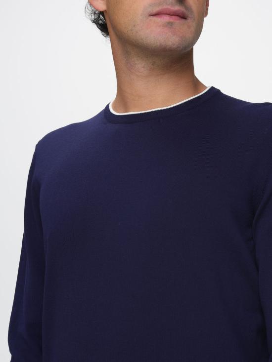 26SS 페이 스웨터 NMMC1521730VHY 0535 Blue - FAY