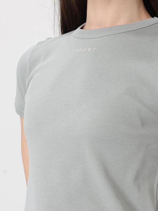 26SS 쉐르 반팔 티셔츠 TSH1405ARISTIDE BLE59 Navy - SOEUR