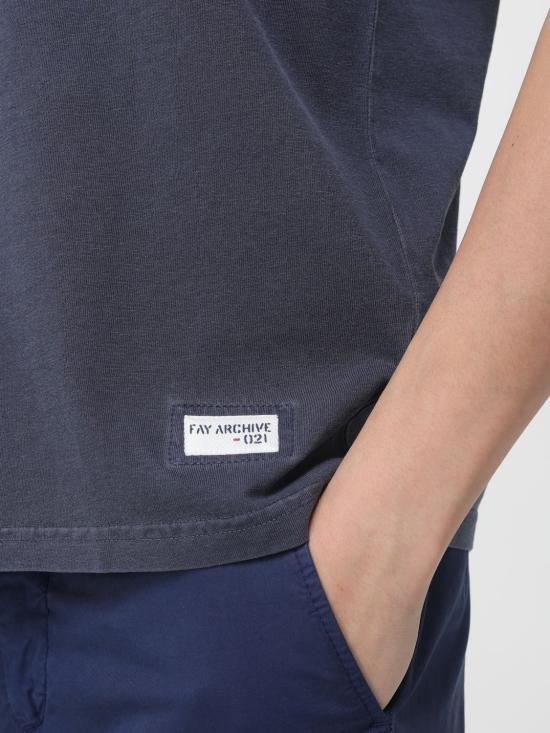 26SS 페이 반팔 티셔츠 MPMB352119TZGD U807 Blue - FAY