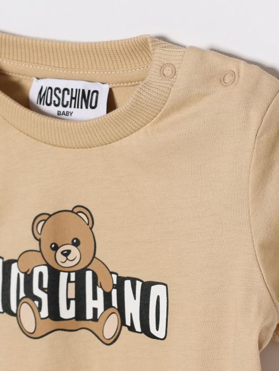 26SS [키즈] 모스키노 티셔츠 MUM04PLAA03 20829 Cream - MOSCHINO